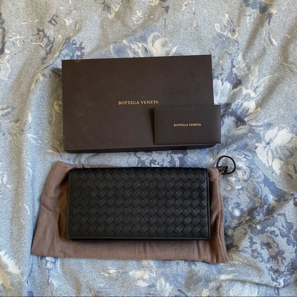 Bottega Veneta Handbags - Bottega Veneta Intrecciato Wallet on a chain